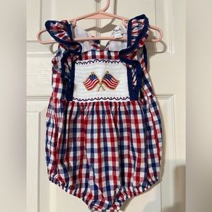 American Flag Onesie
